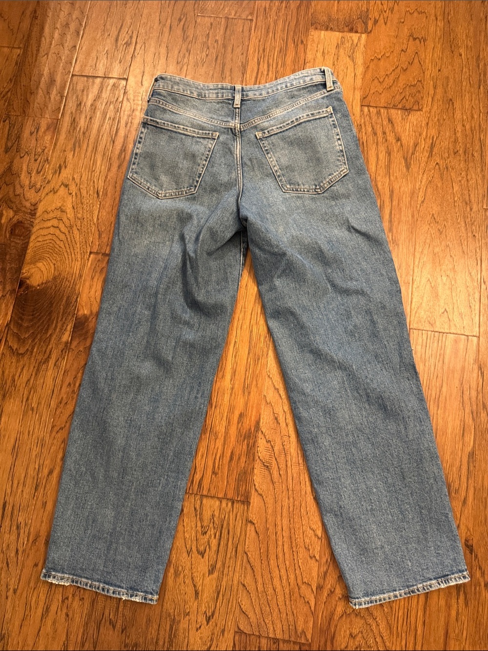Old Navy Light Blue Distressed O.G. Loose Jeans - Picture 2 of 4